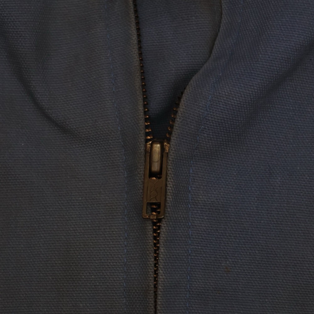 Vintage 1989 Carhartt JR168 100 Years Steel Blue Western Work Jacket 2XL - Picture 6 of 10